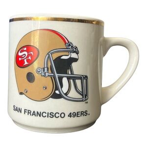 VTG San Francisco 49ers Mug with Gold Rim